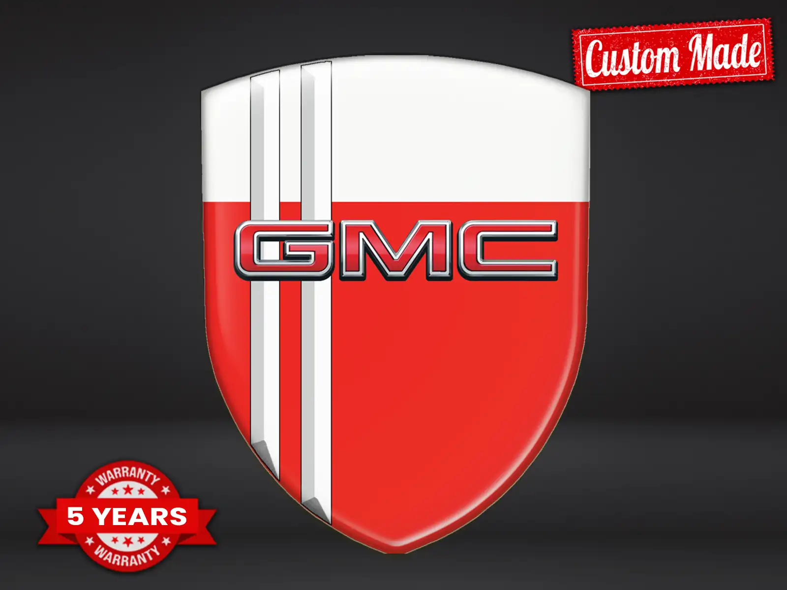 GMC Etichetta Impermeabile Durevole Professionale Minimale